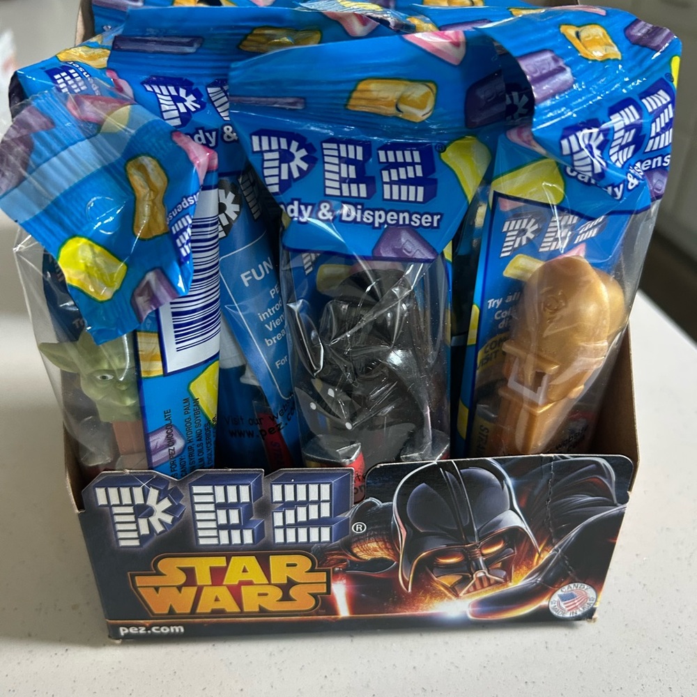Star Wars PEZ Candy Dispenser Set - Blue, Black, Gold